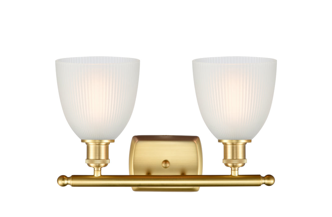Innovations 516-2W-SG-G381-LED LED Bath Vanity, Satin Gold