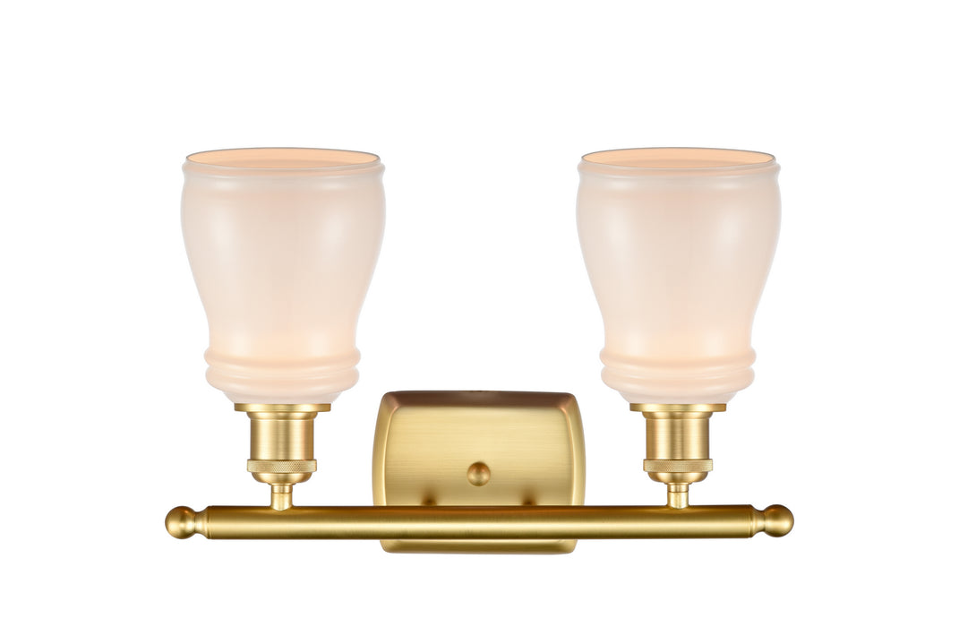 Innovations 516-2W-SG-G391-LED LED Bath Vanity, Satin Gold