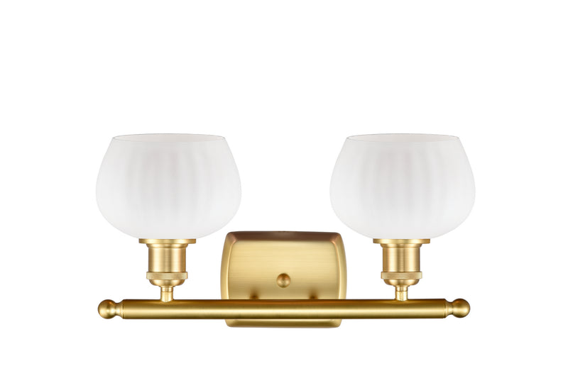 Innovations 516-2W-SG-G91-LED LED Bath Vanity, Satin Gold
