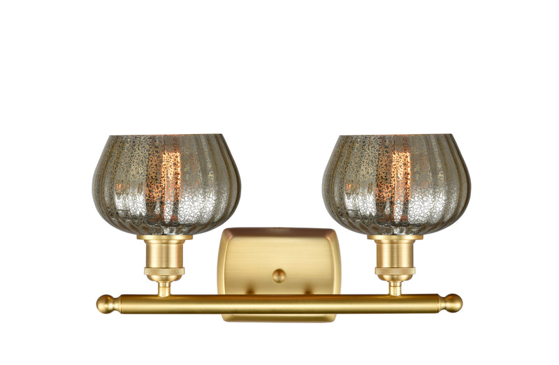 Innovations 516-2W-SG-G96-LED LED Bath Vanity, Satin Gold