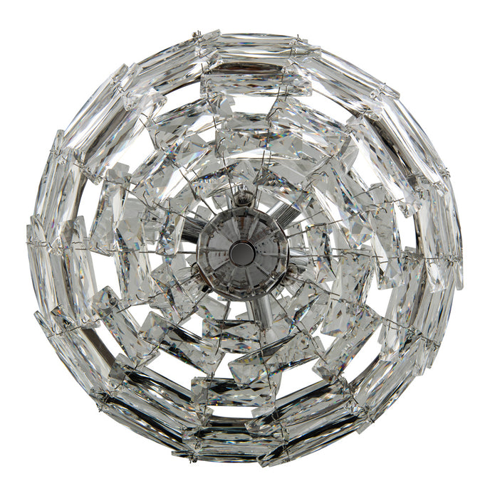Allegri 037255-010-FR001 Nine Light Pendant, Polished Chrome