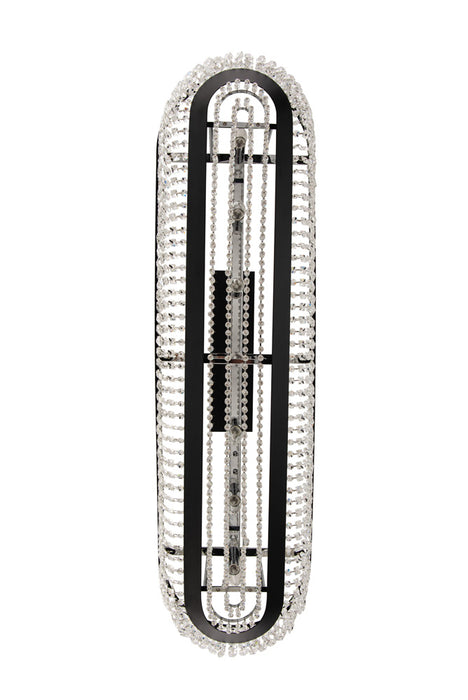 Allegri 037361-052-FR001 Seven Light Island Pendant, Matte Black W Polished Chrome
