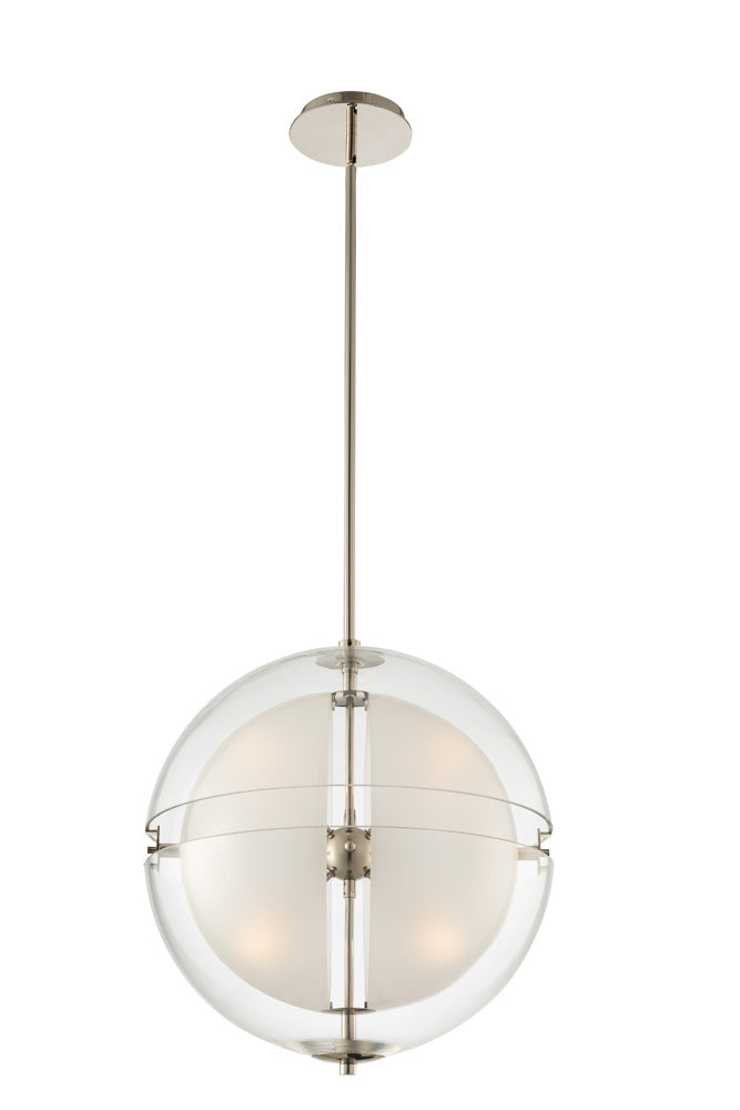 Kalco 509751PN LED Pendant, Polished Nickel