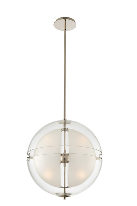 Kalco 509751PN LED Pendant, Polished Nickel