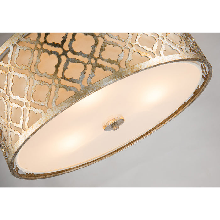 Lucas + McKearn GN/ARABELLA/P/L-S Three Light Island Pendant/Semi Flush, Antique Silver