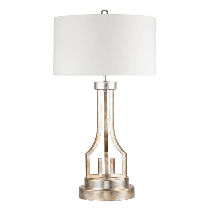 Lucas + McKearn GN/Lemuria/TL-S One Light Buffet Lamp, Antique Silver