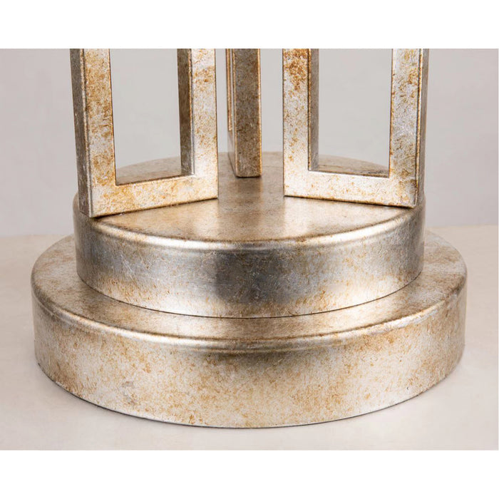 Lucas + McKearn GN/Lemuria/TL-S One Light Buffet Lamp, Antique Silver