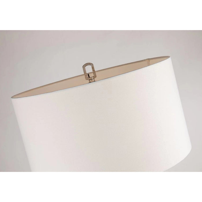 Lucas + McKearn GN/Lemuria/TL-S One Light Buffet Lamp, Antique Silver