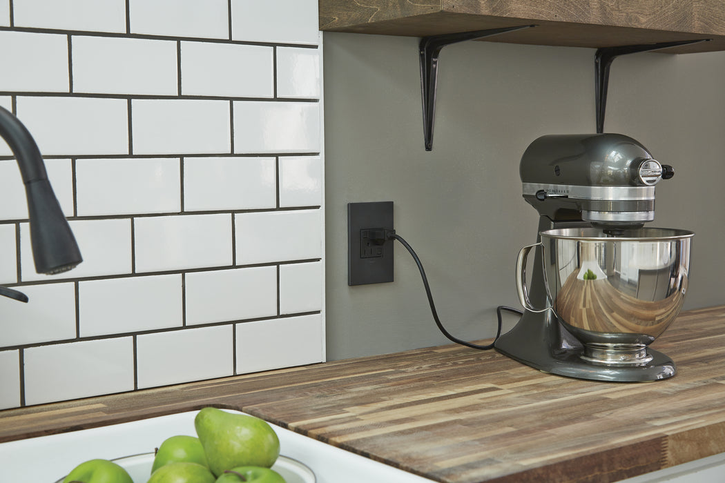 Legrand AGFTR2152G4 Duplex Self-Test GFCI Receptacles, Graphite