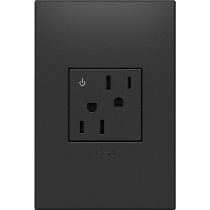 Legrand ARCD152G10 Dual Controlled Outlet, Graphite