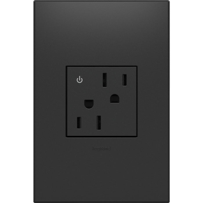 Legrand ARCD152G10 Dual Controlled Outlet, Graphite