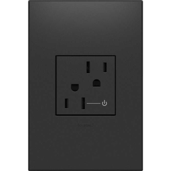 Legrand ARCH152G10 Half Controlled Outlet, Graphite