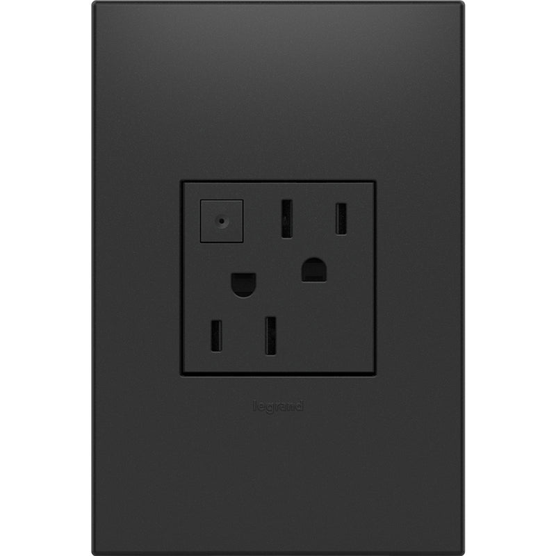 Legrand ARPS152G4 Energy-Saving On/Off Outlet, Graphite