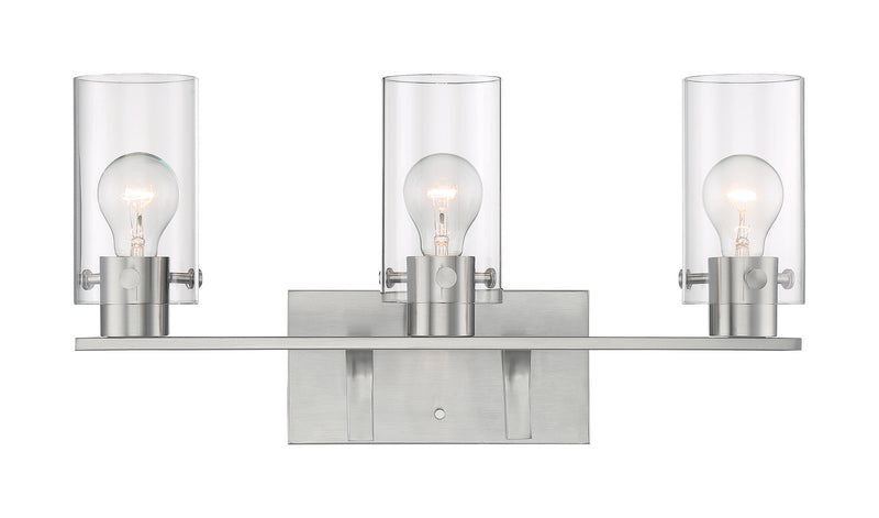 Nuvo Lighting 60-7173 Three Light Vanity, Brushed Nickel