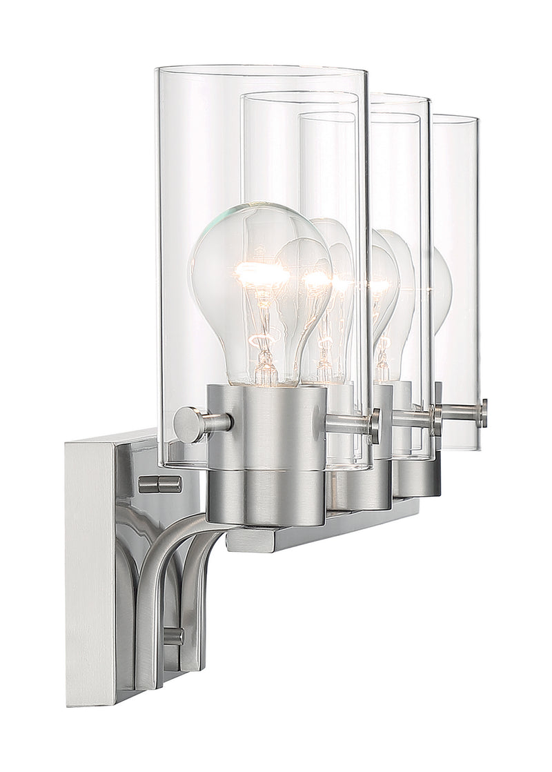 Nuvo Lighting 60-7173 Three Light Vanity, Brushed Nickel