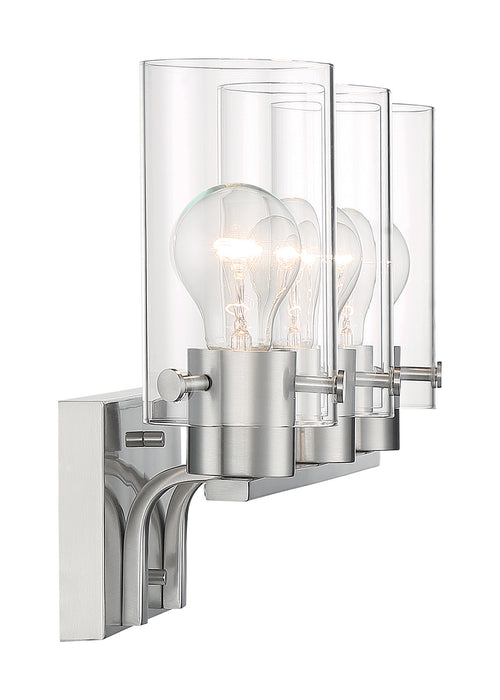 Nuvo Lighting 60-7173 Three Light Vanity, Brushed Nickel