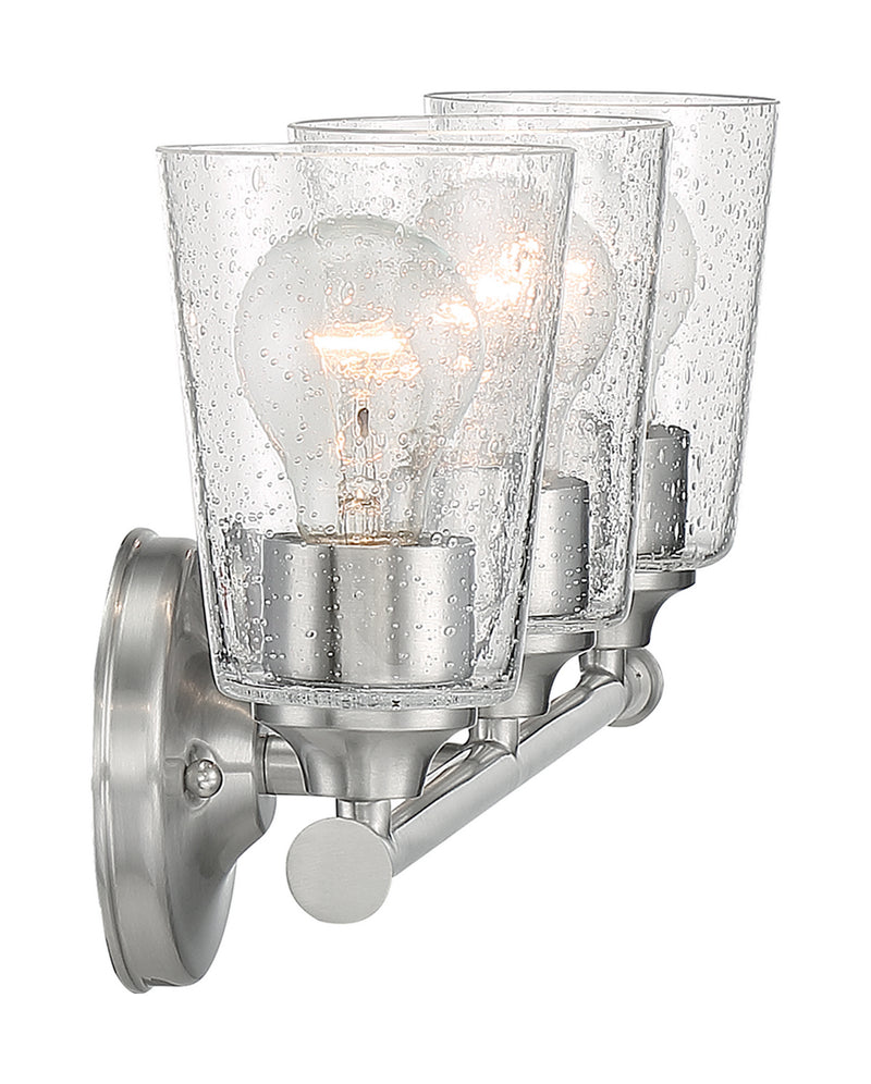 Nuvo Lighting 60-7183 Three Light Vanity, Brushed Nickel