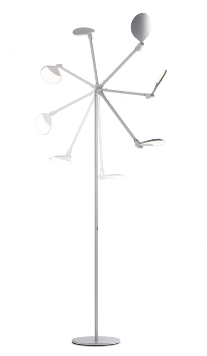 Koncept SPY-W-MGY-USB-FLR LED Floor Lamp, Matte Gray