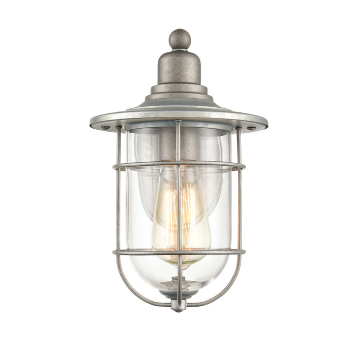 Millennium 2911-GA One Light Outdoor Wall Bracket, Galvanized