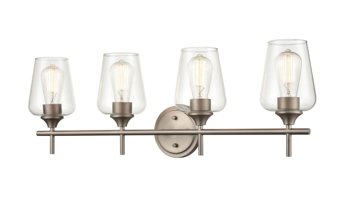 Millennium 9704-SN Four Light Vanity, Satin Nickel