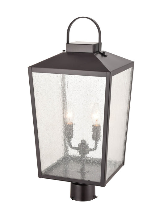 Millennium 2654-PBZ Two Light Outdoor Post Lantern, Powder Coated Bronze