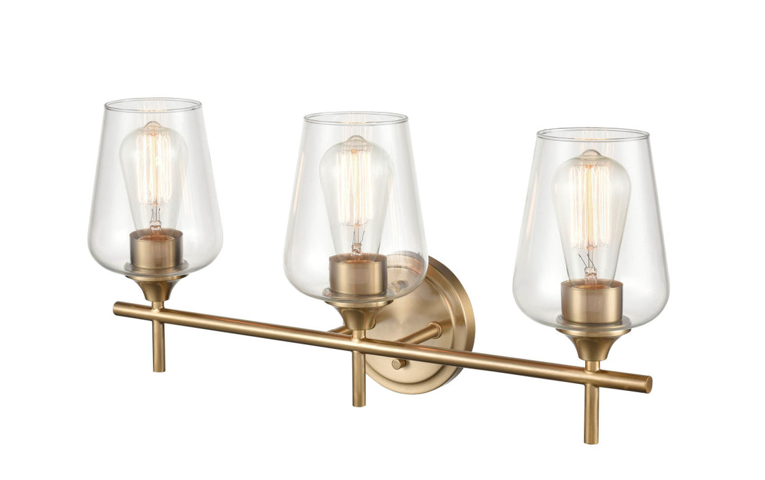 Millennium 9703-MG Three Light Vanity, Modern Gold
