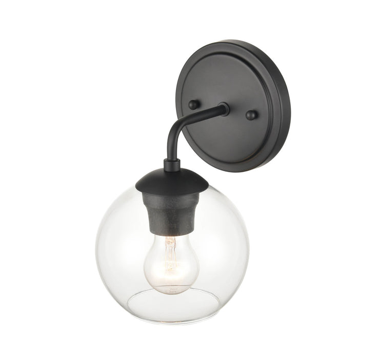 Millennium 9751-MB One Light Wall Sconce, Matte Black