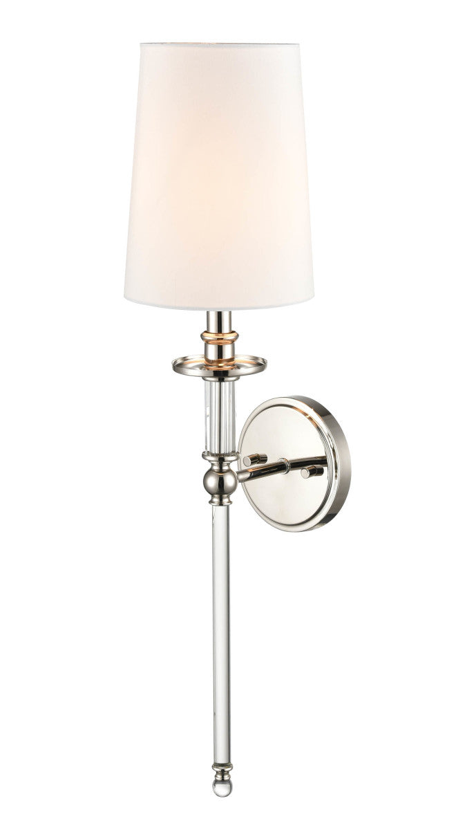 Millennium 46981-PN One Light Wall Sconce, Polished Nickel