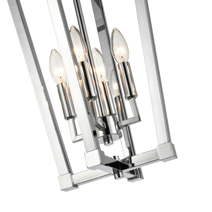 Millennium 9124-CH Four Light Pendant, Chrome