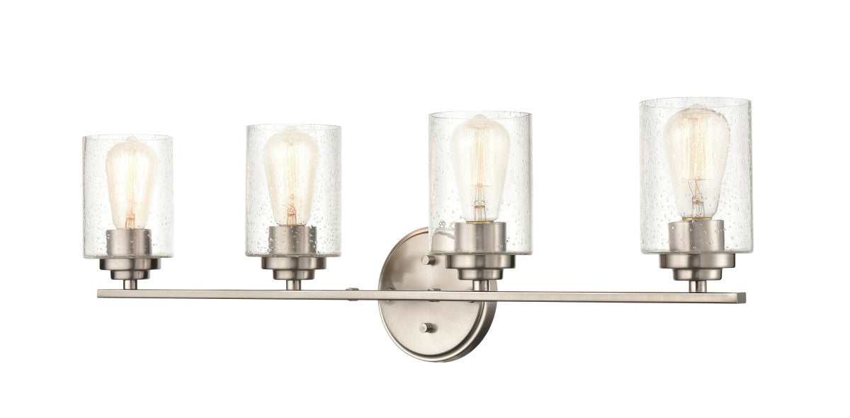 Millennium 3684-SN Four Light Vanity, Satin Nickel