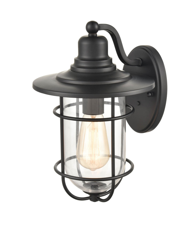 Millennium 2931-PBK One Light Outdoor Wall Bracket, Powder Coated Black