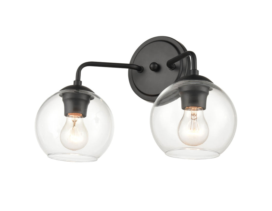 Millennium 9752-MB Two Light Vanity, Matte Black