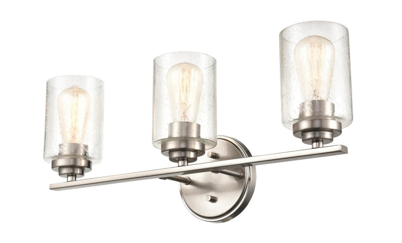 Millennium 3683-SN Three Light Vanity, Satin Nickel