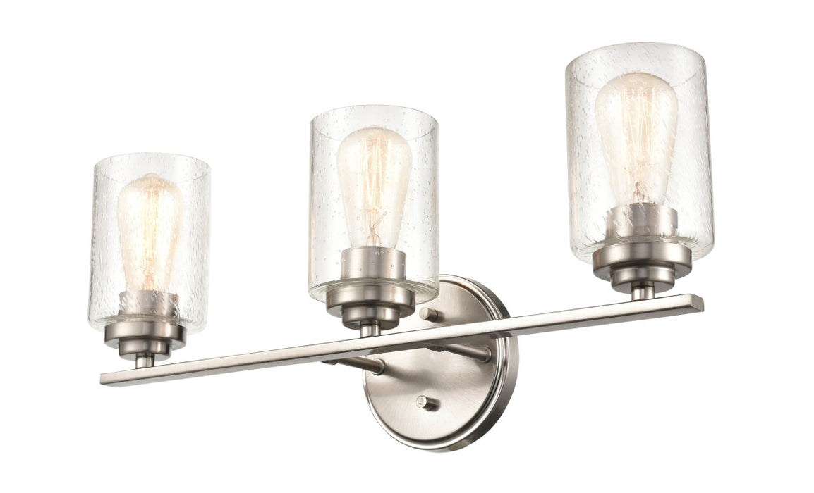 Millennium 3683-SN Three Light Vanity, Satin Nickel