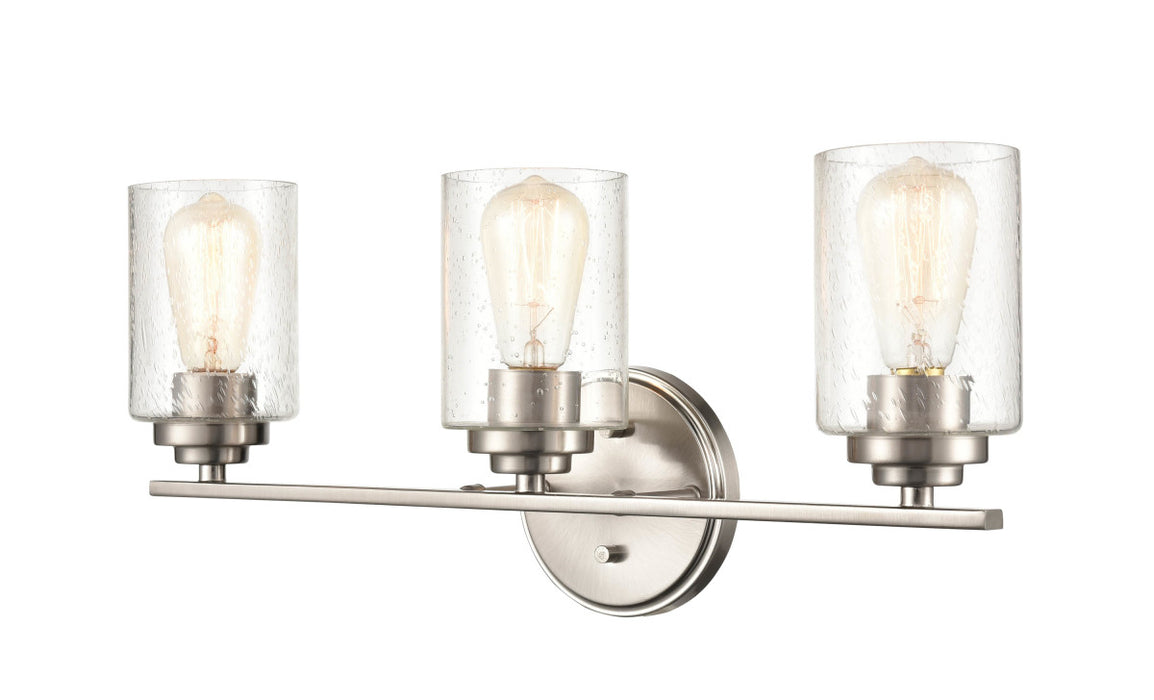 Millennium 3683-SN Three Light Vanity, Satin Nickel