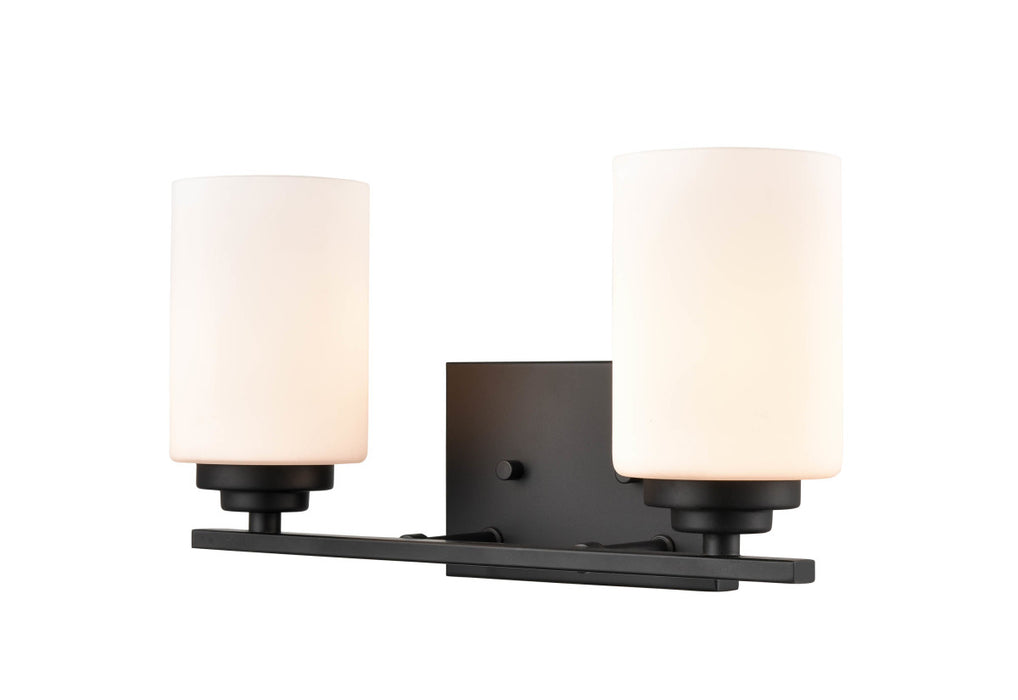 Millennium 3182-MB Two Light Vanity, Matte Black