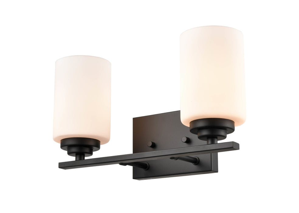 Millennium 3182-MB Two Light Vanity, Matte Black