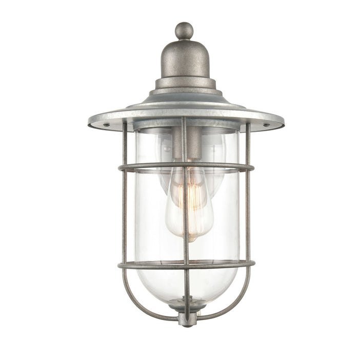 Millennium 2931-GA One Light Outdoor Wall Bracket, Galvanized
