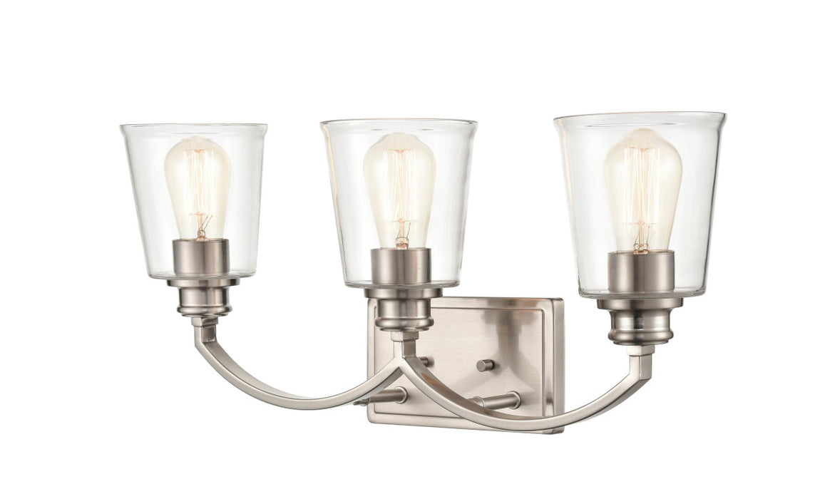 Millennium 3603-BN Three Light Vanity, Brushed Nickel