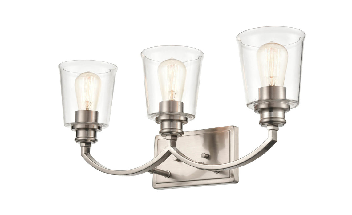 Millennium 3603-BN Three Light Vanity, Brushed Nickel