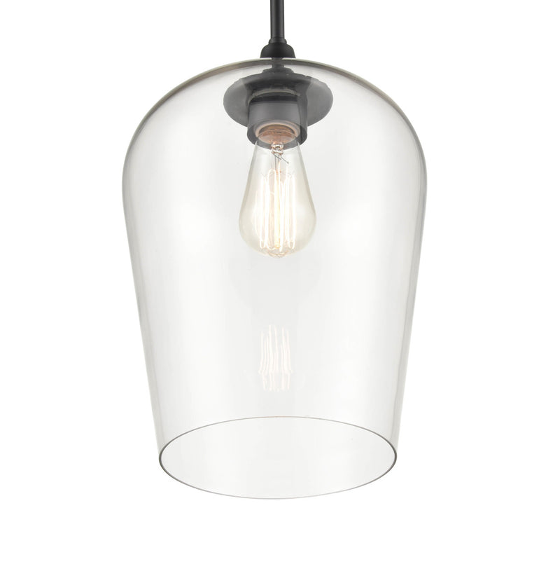 Millennium 9741-MB One Light Mini Pendant, Matte Black
