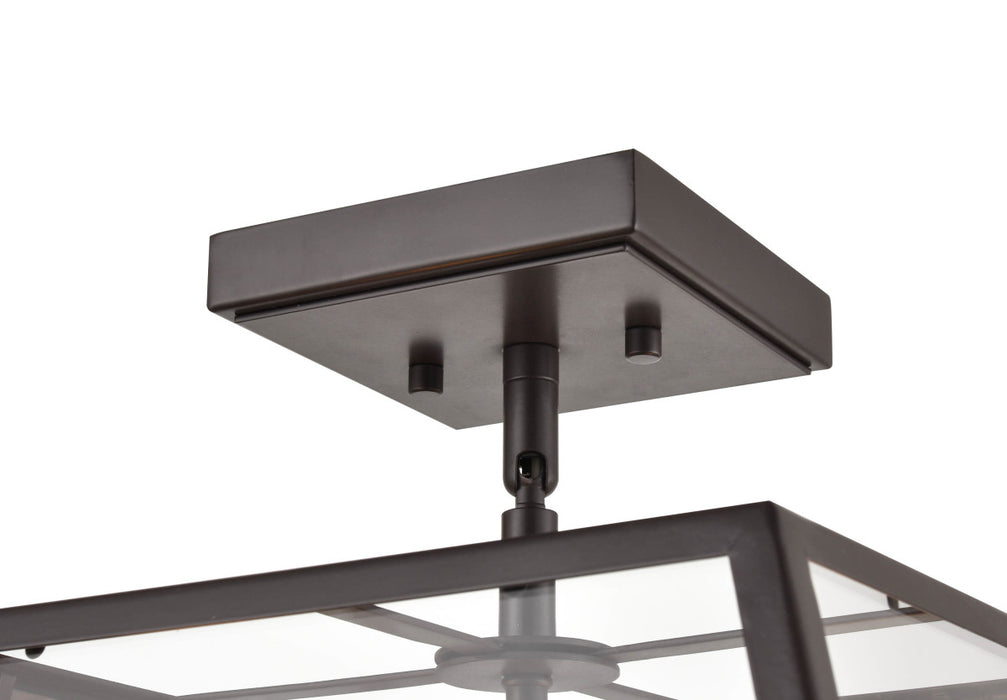Millennium 8022-PBZ Two Light Outdoor Flush Mount, Powder Coated Bronze