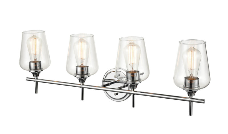Millennium 9704-CH Four Light Vanity, Chrome