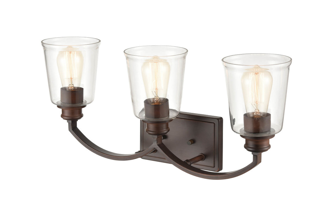Millennium 3603-RBZ Three Light Vanity, Rubbed Bronze