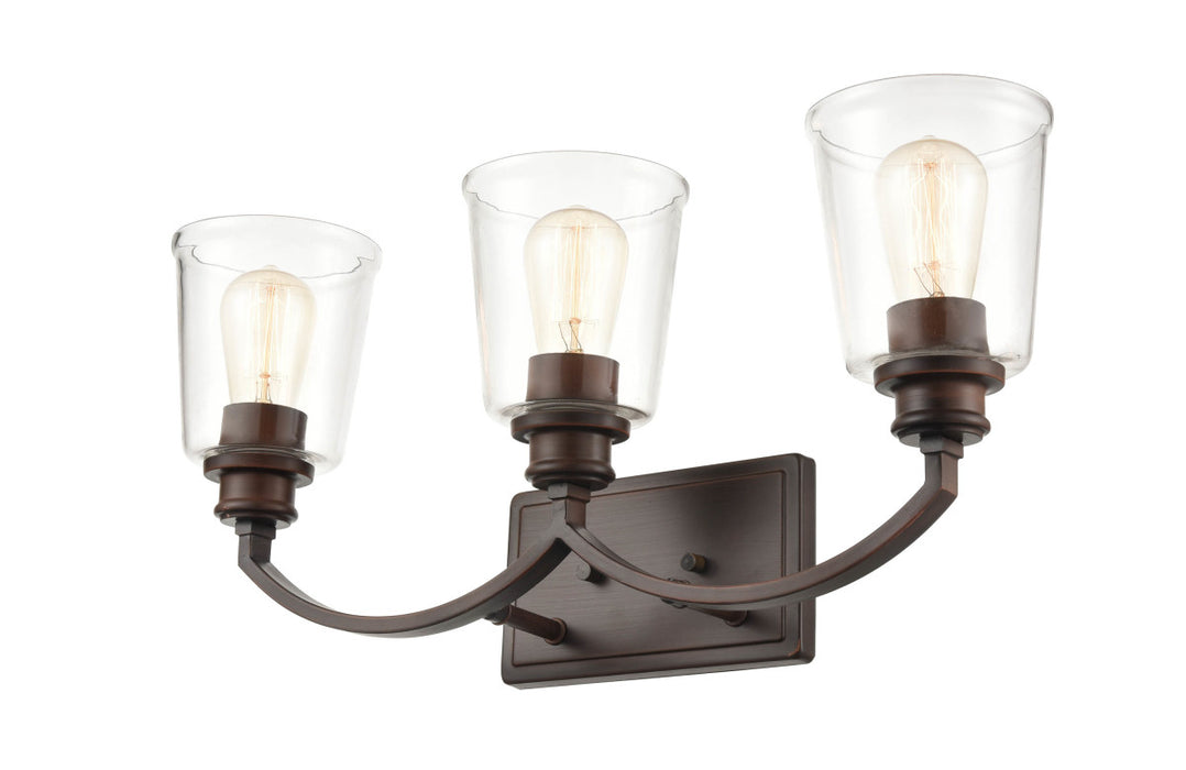 Millennium 3603-RBZ Three Light Vanity, Rubbed Bronze