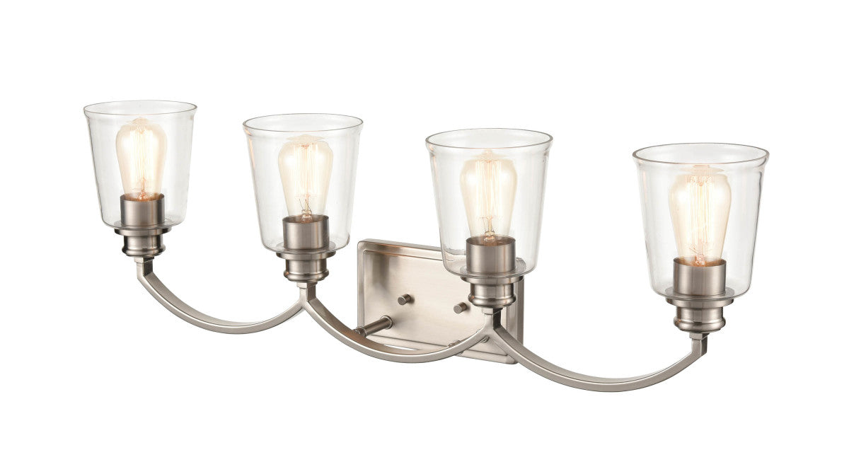 Millennium 3604-BN Four Light Vanity, Brushed Nickel