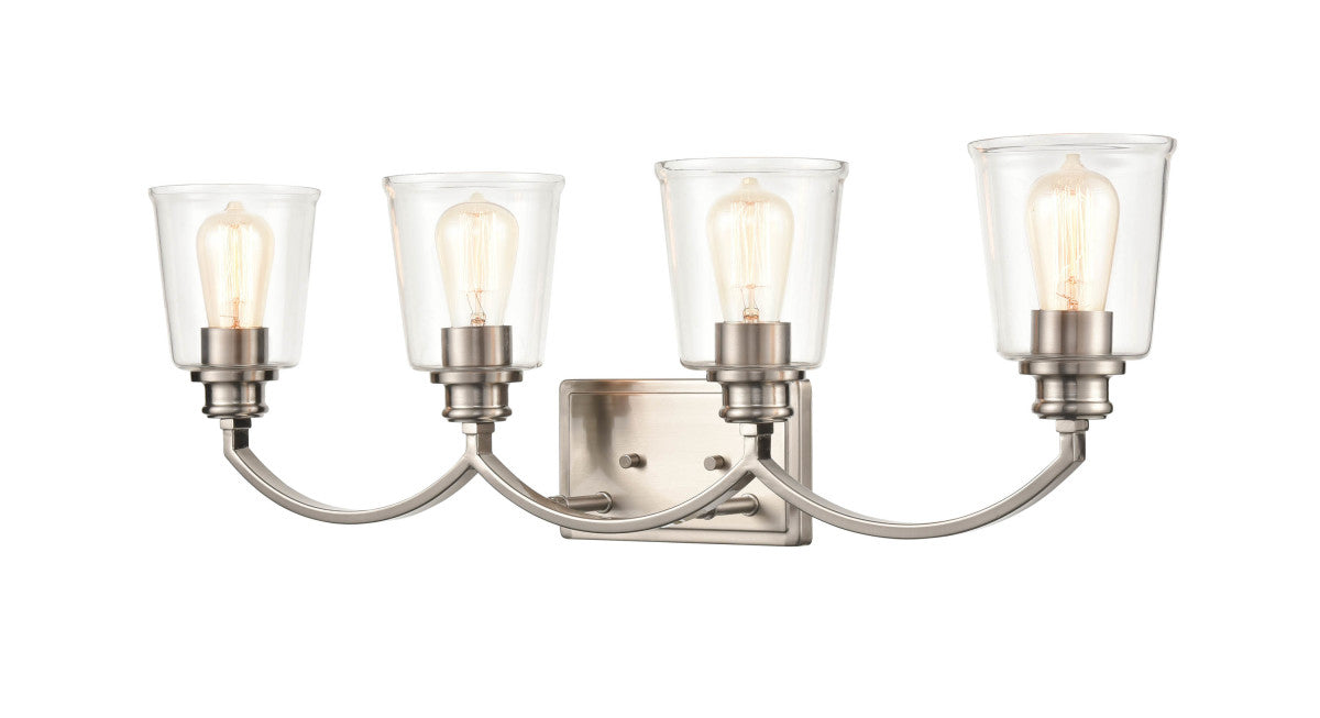 Millennium 3604-BN Four Light Vanity, Brushed Nickel