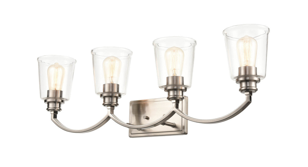 Millennium 3604-BN Four Light Vanity, Brushed Nickel