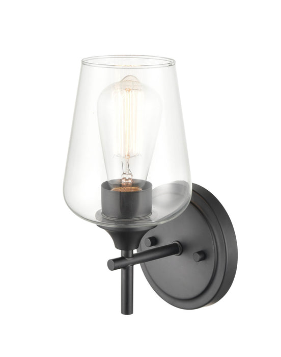 Millennium 9701-MB One Light Wall Sconce, Matte Black