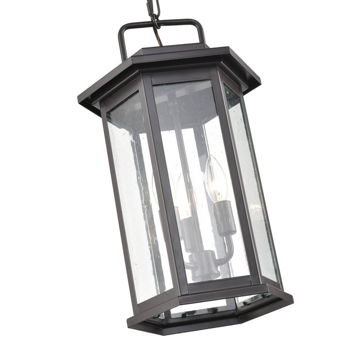 Millennium 2687-PBZ Three Light Outdoor Hanging Lantern, Powder Coated Bronze